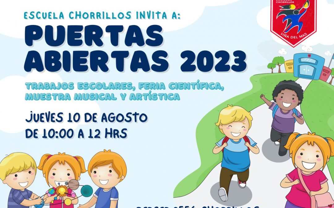 Escuela Chorrillos invita a la comunidad a sus Puertas Abiertas 2023