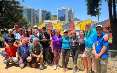 En Parque Valle Las Palmas realizan torneo de tenis para adultos mayores